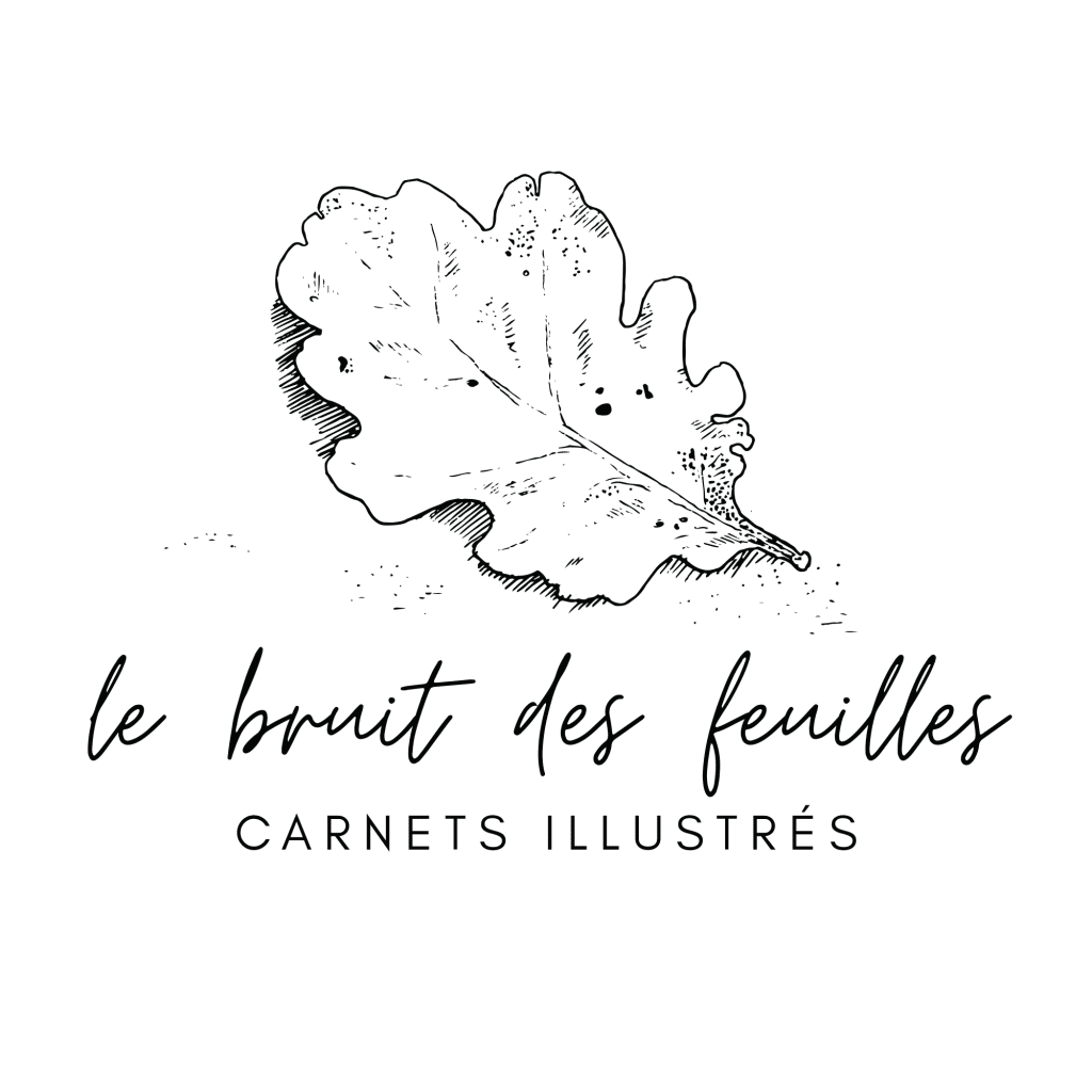 Le bruit des feuilles logo carnets artisanaux illustrés