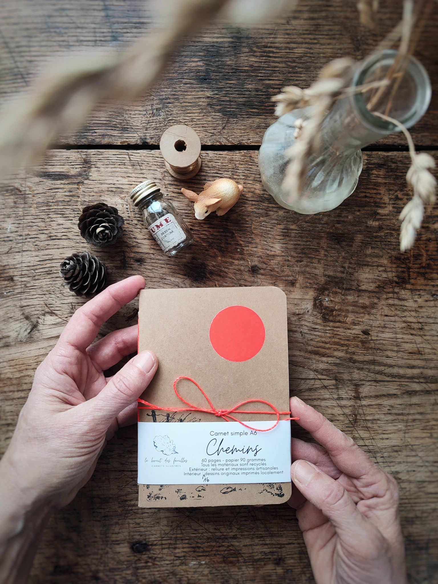 Le bruit des feuilles petit carnet chemins carnets artisanaux illustrés