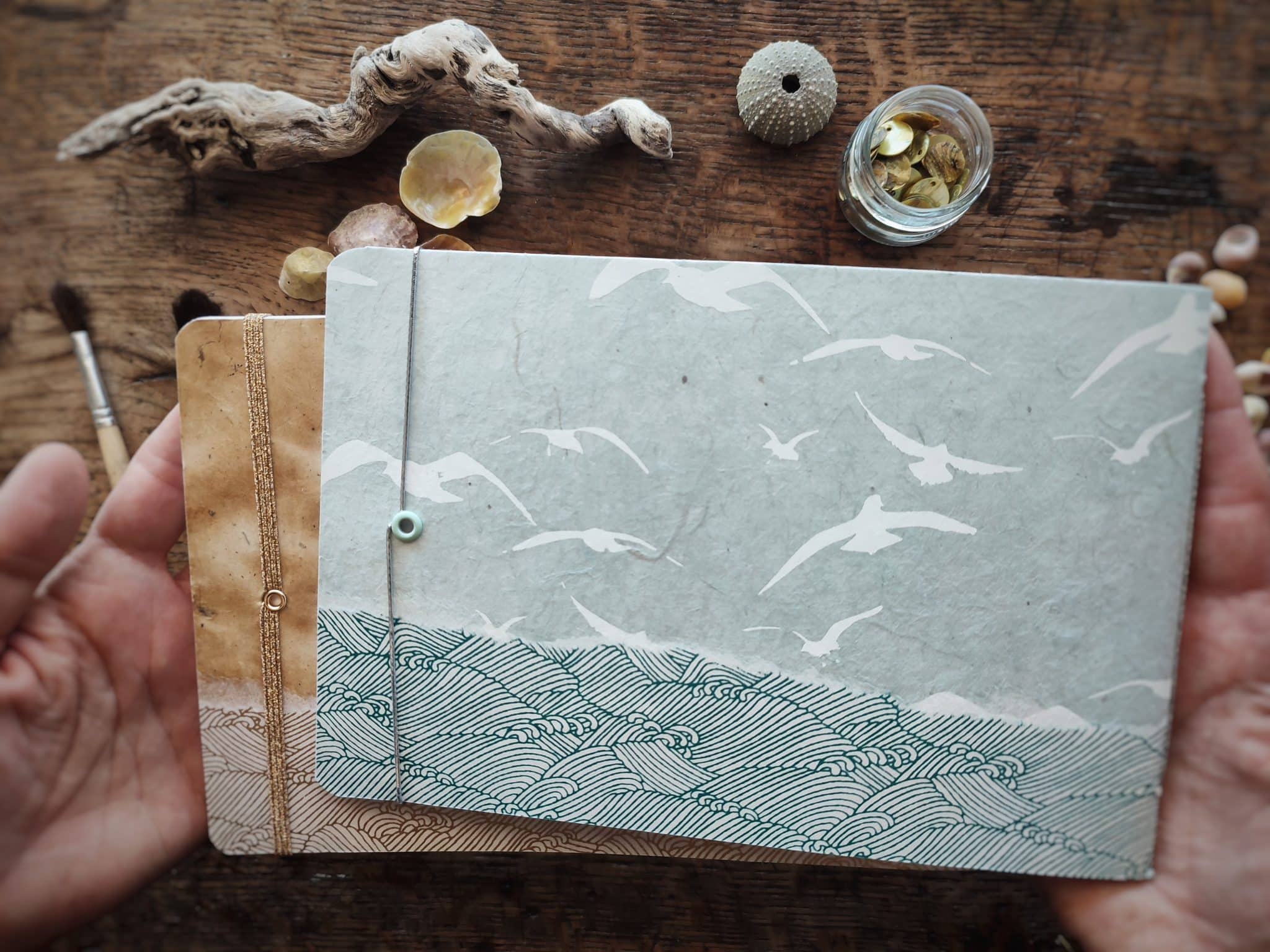 Le bruit des feuilles petit carnet mer carnets artisanaux illustrés
