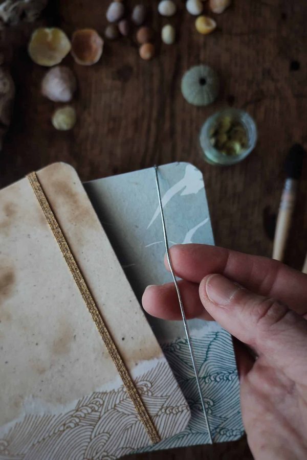 Le bruit des feuilles grand carnet mer carnets artisanaux illustrés