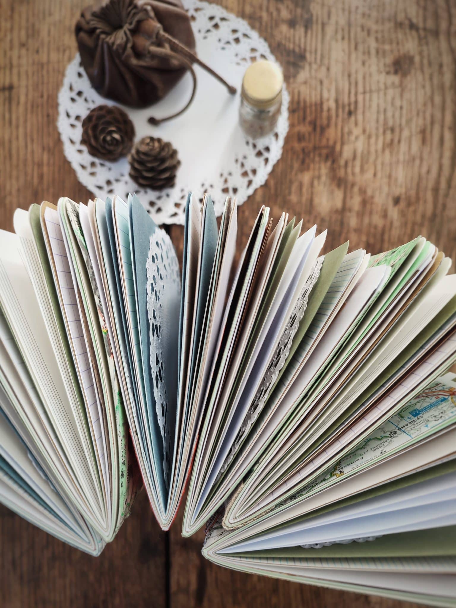 Le bruit des feuilles petit carnet échappées carnets artisanaux illustrés