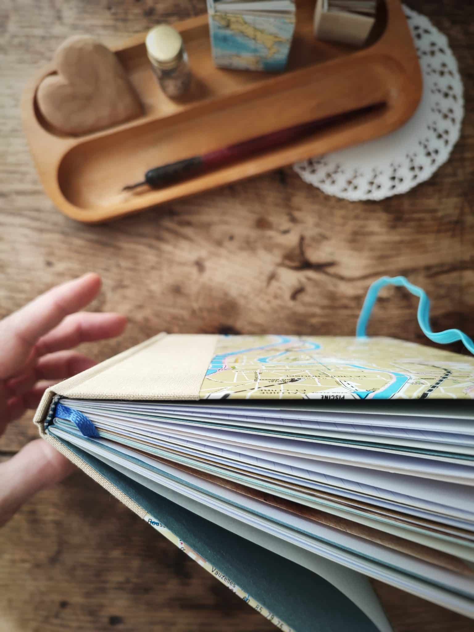 Le bruit des feuilles grand carnet échappées carnets artisanaux illustrés