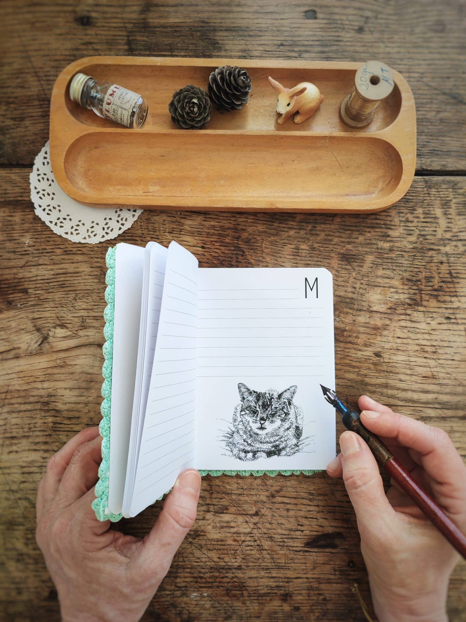 Le bruit des feuilles petit carnet répertoire carnets artisanaux illustrés