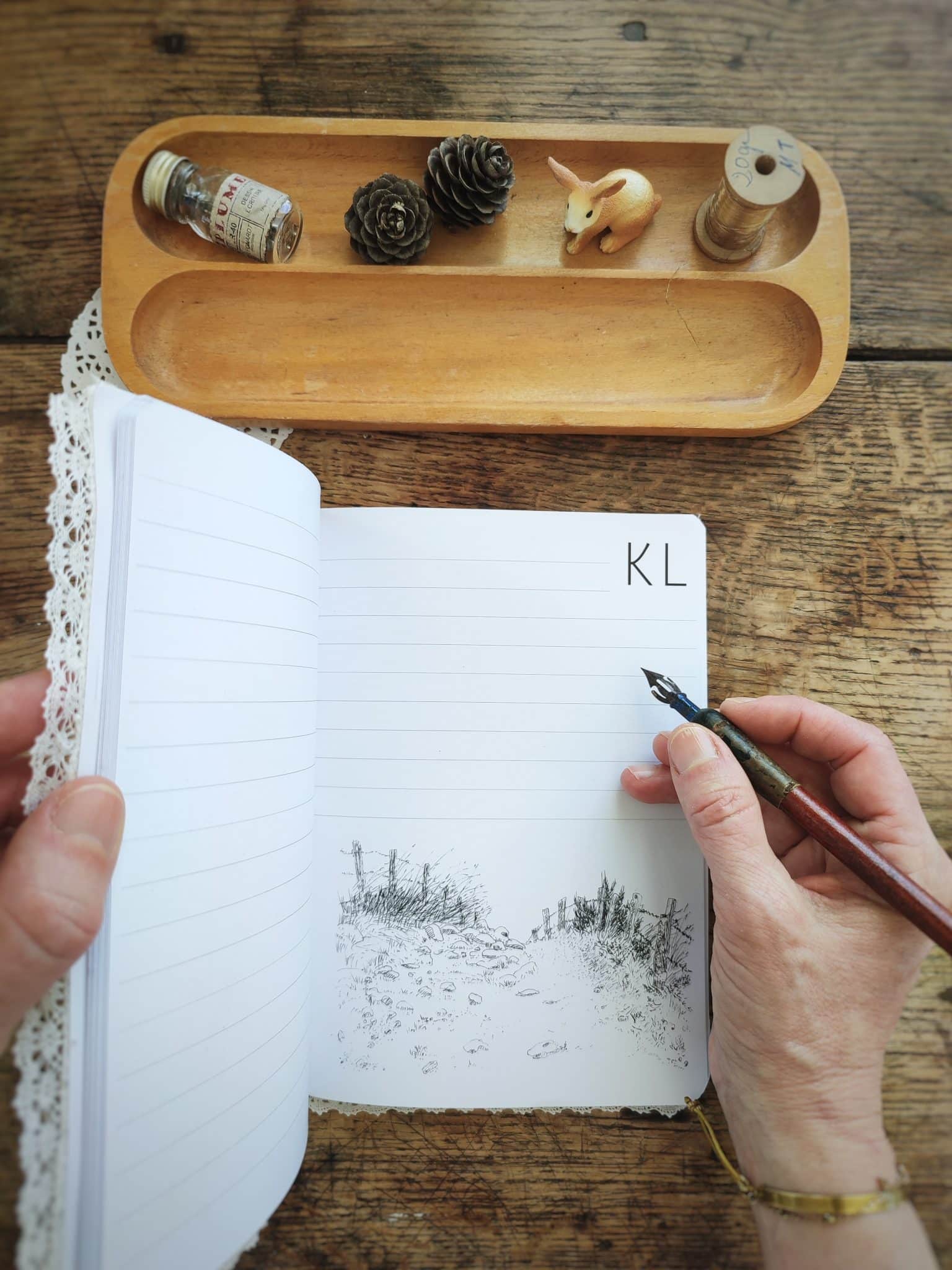 Le bruit des feuilles grand carnet répertoire carnets artisanaux illustrés