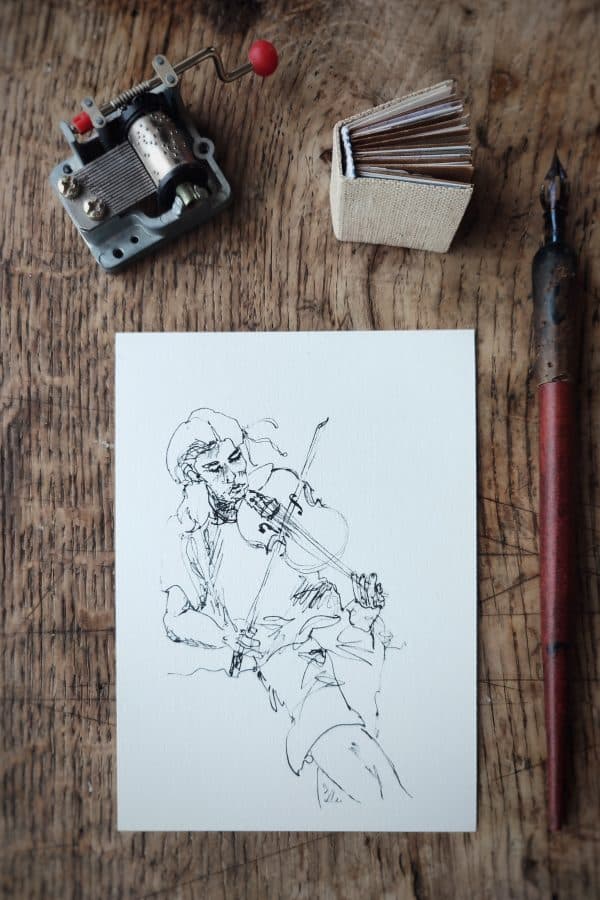 Carte MUSIQUE + enveloppe